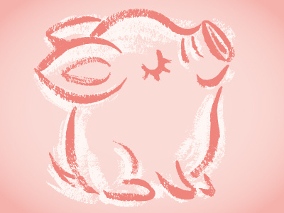 Happy Piggy animal characters farm animals illustration pet pig piggy vector