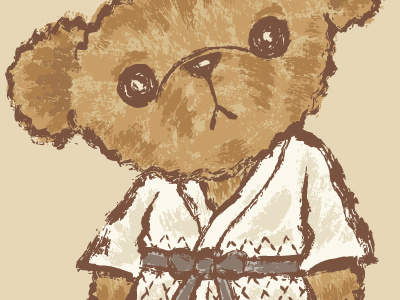 karate teddy bear