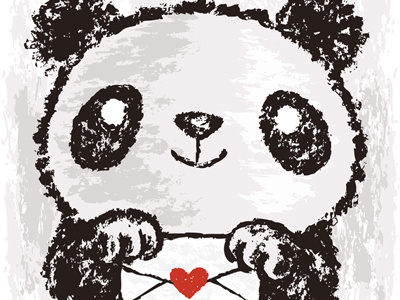 Panda And Love Letter