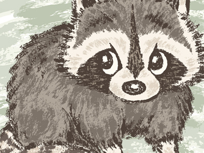 Raccoon animal characters pets raccoon vector wild animals
