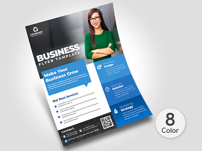 Corporate Business Flyer a4 advertisement advertising agency business business flyer clean company corporate corporate flyer creative design flyer flyer bundle handout leaflet magazine marketing modern multipurpose