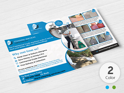 Cleaning Services Postcard advert advertising clean cleaning company cleaning services commercial cleaning dirty work domestic cleaning flyer home home cleaning house cleaner housekeeping leaflet maid cleaning maid services postcard promo promotion