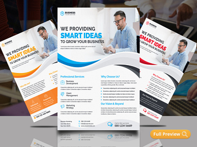 Corporate Flyer agency ai blue business business flyer consulting corporate corporate flyer creative creative flyer digital editable flyer graphic marketing marketing flyer modern multipurpose multipurpose flyer print