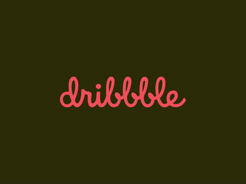 Dribble On Moon after effect animation ball dribbble flat logo loop social network