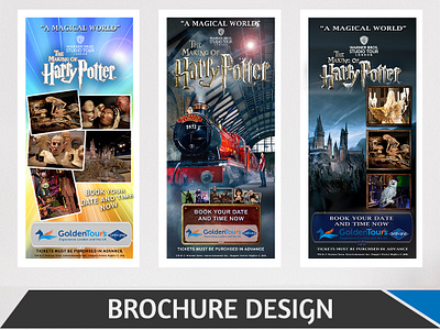 Harry Potter Brochure Design brochure design brochure layout brochure template business flyer corporate brochure creative brochure flyer design graphic design illustration pamphlet print media tri fold brochure ui design ui ux design ux design vector artwork