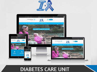 Diabetes Care Unit Website Design