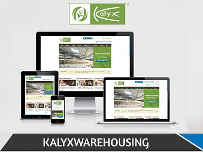 Kalyxwarehousing Website Design front end design landing page design layout design responsive design ui design uiux design ux design web design web development website design