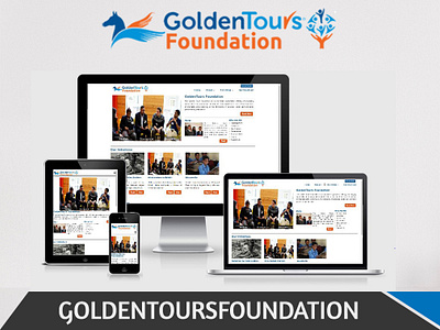 GoldenToursFoundation Website Design