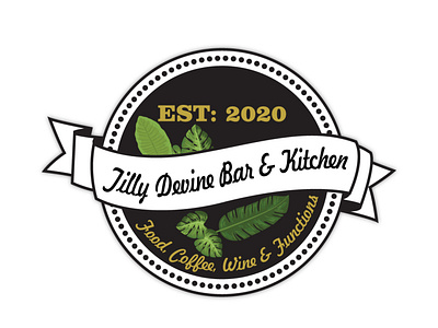 Jilly Devine Bar & Kitchen logo branding logo