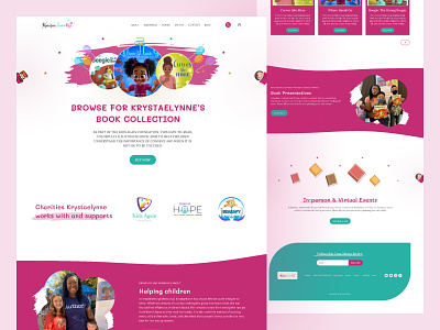 Children Book selling landing page