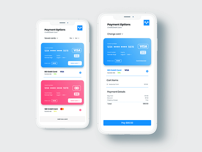 Daily UI 002 - Credit card payment Gateway app design graphic design icon illustration logo minimal mobile ui ux