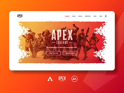 Apex Legends - web UI Concepts