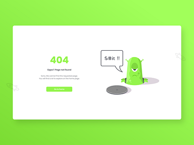 404 Error : page not found aliens design error 404 flat illustration minimal minimalistic ui ux web website