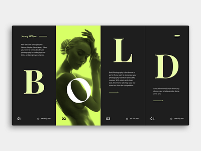 BOLD art blog bold bold color design flat minimal nudeart photography ui ux web website