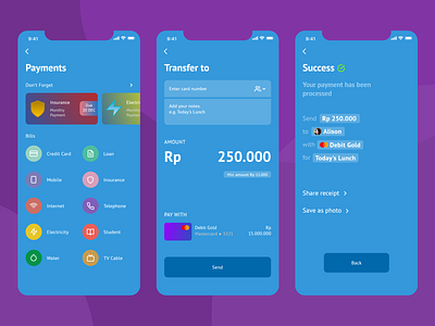 Bank App bank bank app bank card credit card debit card ui ui design ui ux ux ux design ux ui design