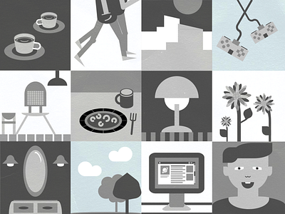 Simply grey life (Icons/Images) 2 design icon illustration