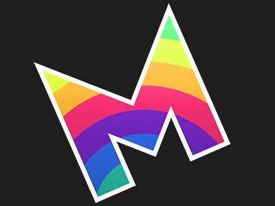 Metafizzy logo 2 logo m metafizzy rainbow