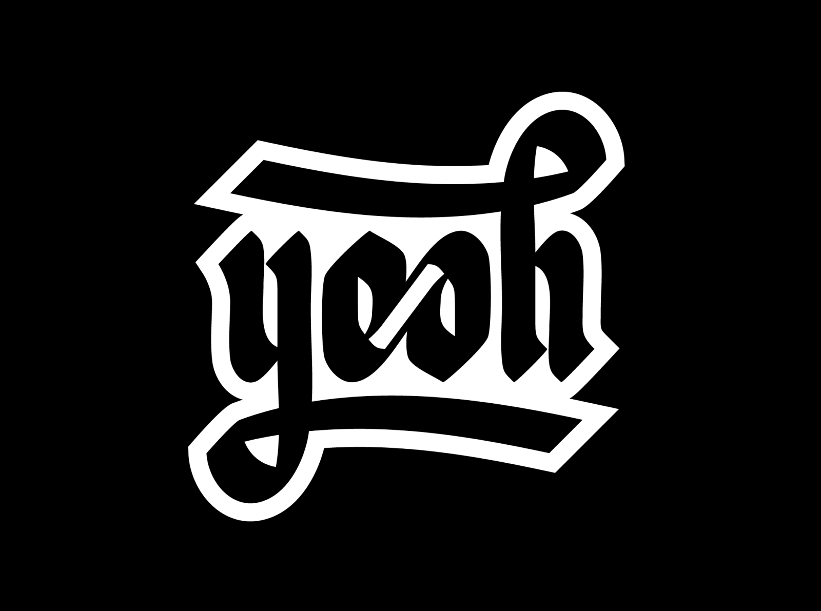 Yeah ambigram by David DeSandro on Dribbble