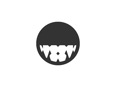 Mr. Grin circle logo smile