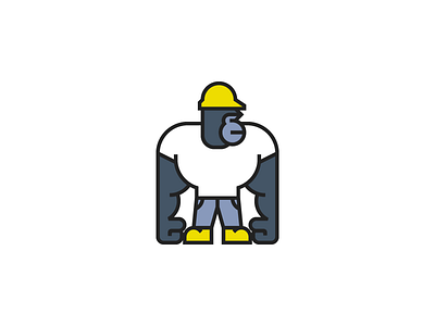 Construction gorilla logo