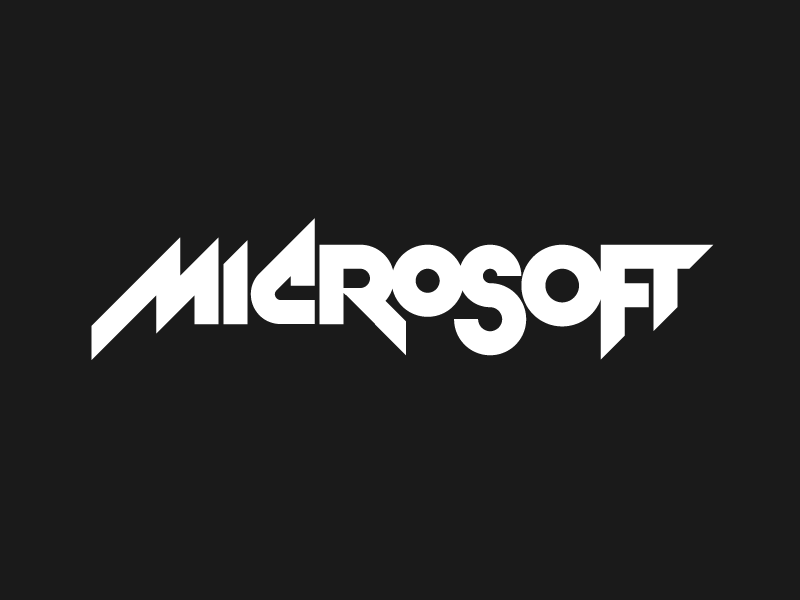 Alternate universe 1981 Microsoft by David DeSandro on Dribbble