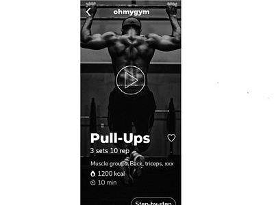 Workout of the day dailyui dailyuichallenge gym gym app workout workout app workout of the day