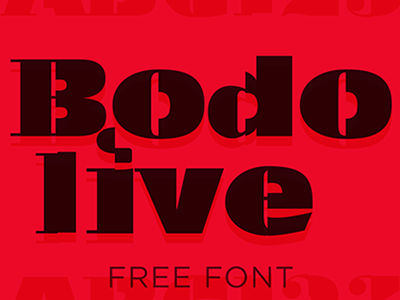 Bodolive Font display font font free font serif