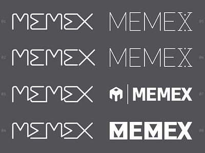 Memex Logo Exploration logo memex