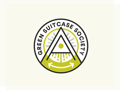 Green Suitcase Society - logo concept logo
