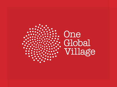 One Global Village logo logo
