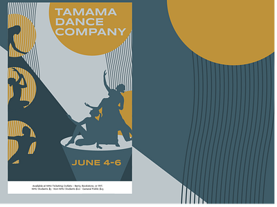 TaMaMa Dance Company Poster dance dance poster poster design student work