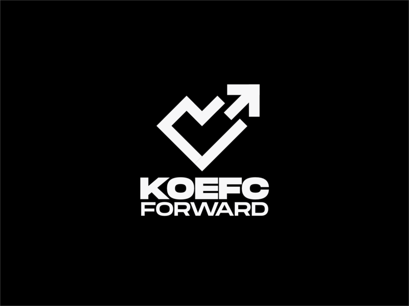 KOEFC Forward Project Logo Design branding graphic design logo design minimal sports branding typography