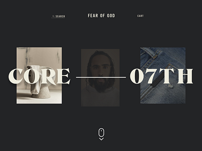 Fear of God - Landing Page