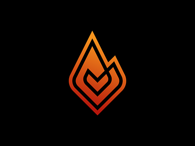 The Fire Within branding flame logo icon logo minimal