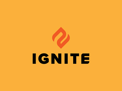 Ignite Conference branding church logo flame logo icon logo