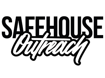 Safehouseoutreachinstagram handlettering lettering shirt stroke tshirt design