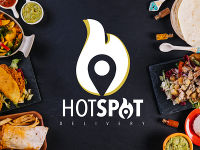Hotspot delivery brand branding illustrator logo logo design vector