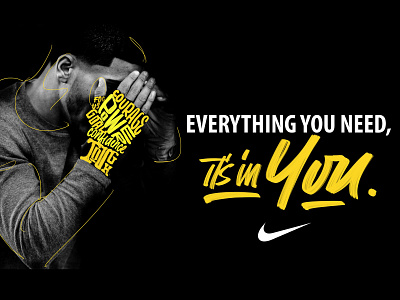 It's In You art direction campaign design graphic design handlettering marketing typography