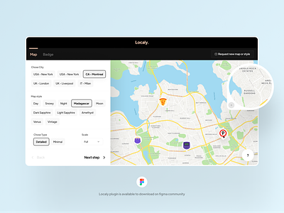 Localy plugin — Map kit × 6 Cities in 10 Styles