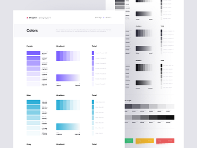 Pre-order time 🛍 Shoplon Style-guide (Colors) art branding clean colors design design system e commerce minimal online shop online store product shopping style guide ui ui kit