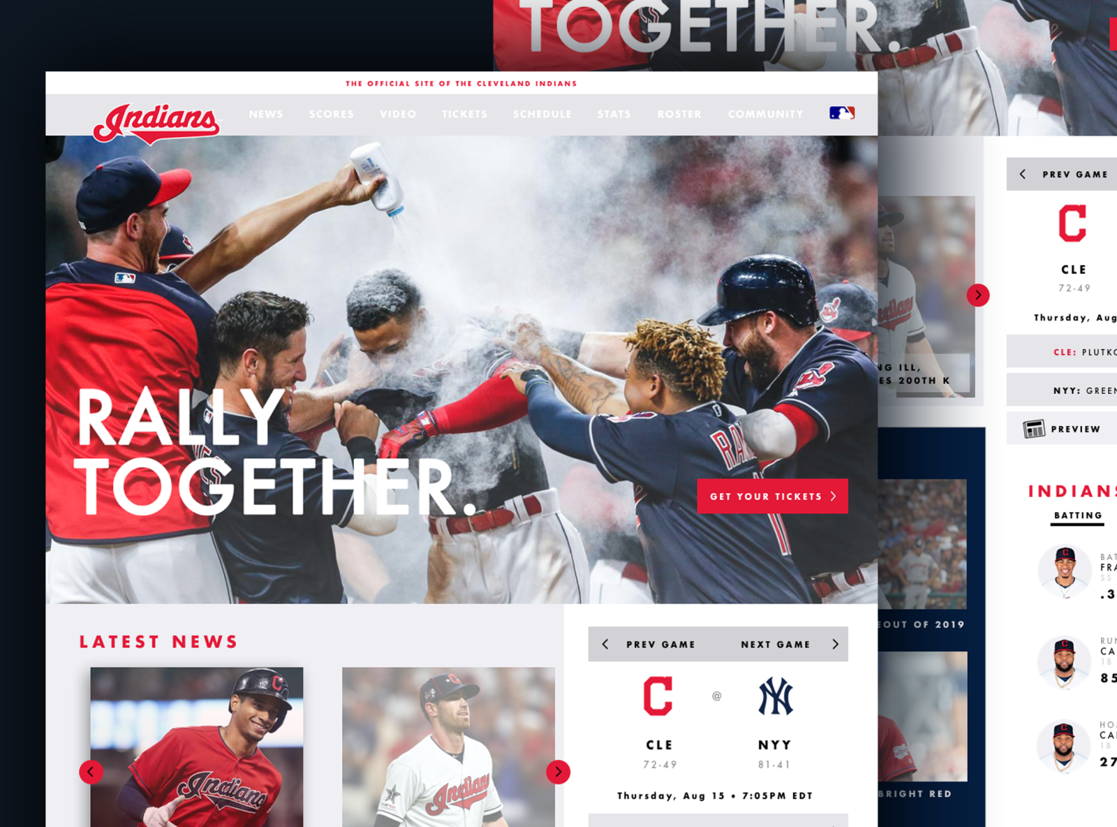 cleveland indians website