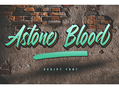 Astone Blood Urban Font design font fonts handwritten illustration type typeface typography urban