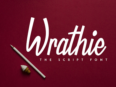 Wrathie - The Script Font