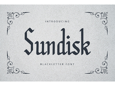 Sundisk - Calligraphy Font calligraphy and lettering artist design font font design fonts handwritten type typeface typography