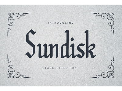 Sundisk - Calligraphy Font