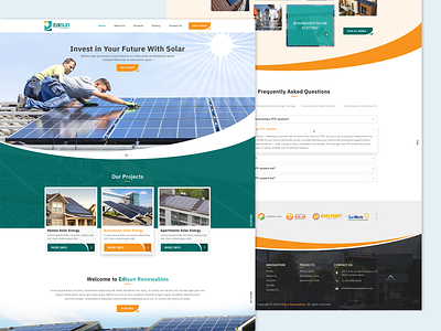 solar web design