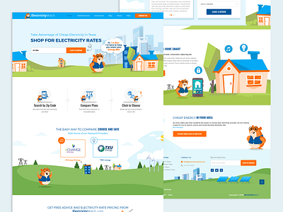 electricity web design