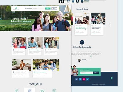 college study web design