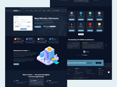 crypto web design adobe illustrator adobe photoshop adobe xd bitcoin black background branding clean creative creative design crypto crypto currency crypto exchange crypto wallet cryptocurrency currency dark design figma illustration morden