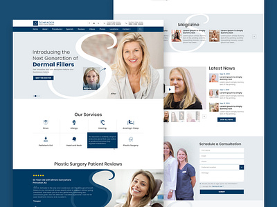 Plastic surgery website 2020 trend branding chirstmas color creative design designer doctor dribbble landing page plastic surgery typography ui ux